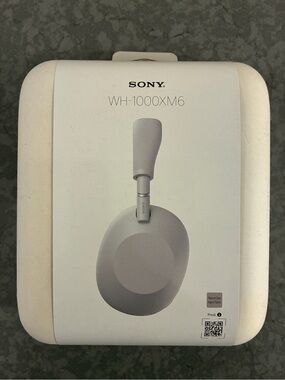 Sony WH-1000XM6 Wireless Noise Cancelling Headphones - Platinum Silver